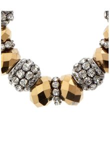 Mikey Crystal Large Bead Necklace - Lyst