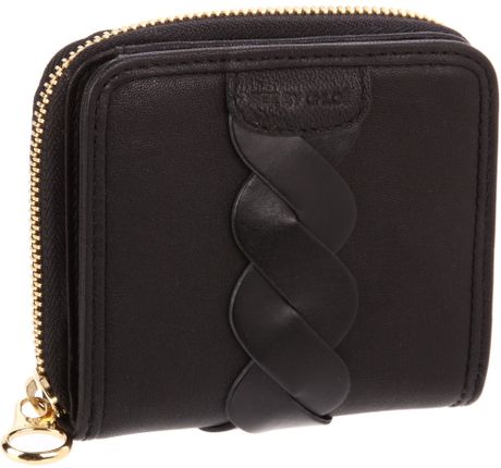 See By Chloé See By Chloe Twirl Wallet Zipper in Black - Lyst