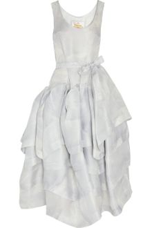 Vivienne Westwood Gold Label Fiona Tiered Printed Silkorganza Dress - Lyst