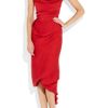 Vivienne Westwood Gold Label Ball Tie Silk Crepe De Chine Dress in Red (ruby) - Lyst