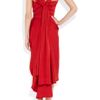 Vivienne Westwood Gold Label Ball Tie Silk Crepe De Chine Dress in Red (ruby) - Lyst