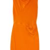 3.1 Phillip Lim Silk Crepe De Chine Wrapeffect Dress in Orange - Lyst