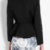 Acne Black Turner Raw Peplum Jacket in Black - Lyst