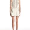 Alexander Wang Stadium Laser Cut Long Sleeve Performance Dress in White (parchment) - Lyst