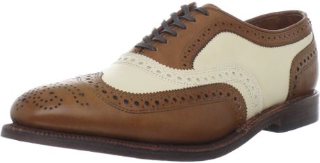 Allen Edmonds Allen Edmonds Mens Broadstreet Wingtip Oxford in Brown for Men (walnut/bone) - Lyst