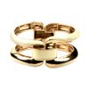 Anne Klein Gold and Ivory Enamel Stretch Bracelet in Gold - Lyst