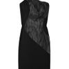 Black Halo Phoenix Jacquard and Twill Dress in Black - Lyst