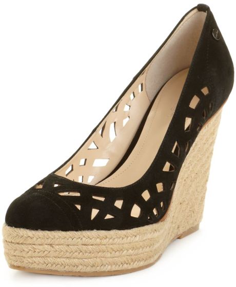 calvin klein wedge pumps
