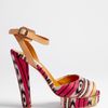 Carven Tribal Jacquard Heel in Multicolor (multicoloured) - Lyst