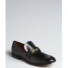 Celine Black Leather Horsebit Loafers in Black - Lyst