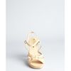 Celine Natural Leather Mirrored Heel Sandals in Beige (natural) - Lyst