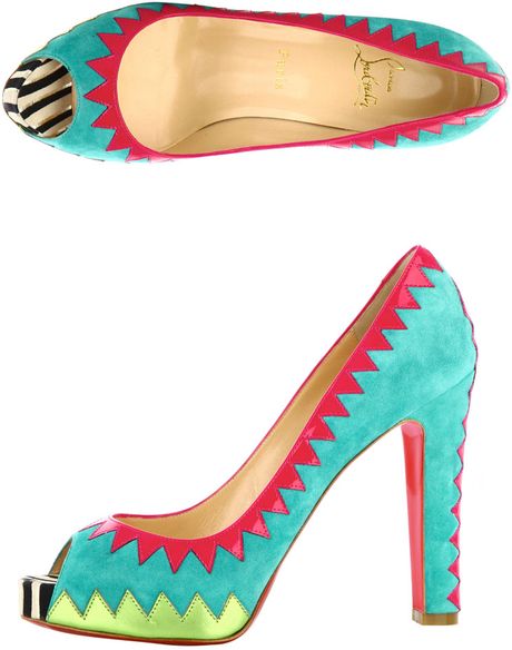 Christian Louboutin Tibu 120mm Pumps in Blue (turquoise) - Lyst
