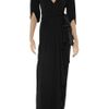 Diane Von Furstenberg Isabella Jersey Wrap Gown in Black - Lyst