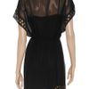 Diane Von Furstenberg New Sol Grommettrimmed Silkchiffon Dress in Black - Lyst