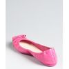 Dior Pivoine Quilted Cannage Patent Bow Detail Ballet Flats in Pink - Lyst