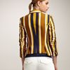 Dsquared2 Striped Blazer in Brown (yellow stripes) - Lyst
