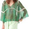 Elizabeth And James Sasha Kimono Top in Green (vert) - Lyst