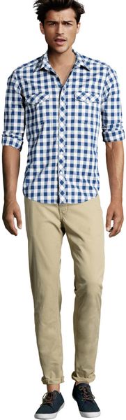 H&m Chinos in Beige for Men - Lyst