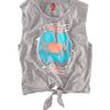 H&m Top in Gray - Lyst