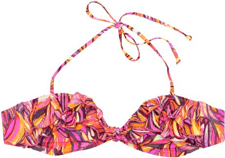 H&m Bikini Top in Multicolor (pink) - Lyst