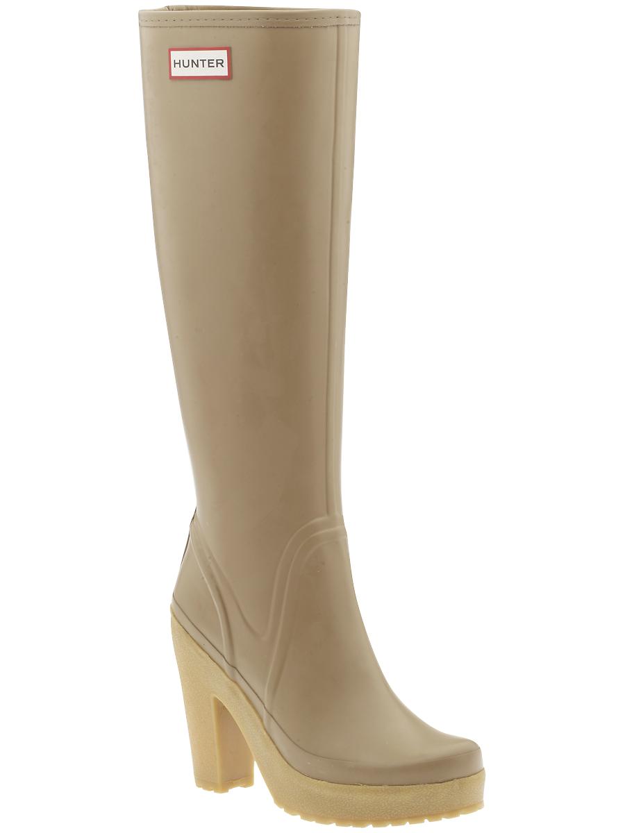 hunter beige wellies