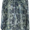 Isabel Marant Snakeskin Print Top in Animal (green) - Lyst