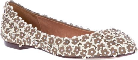 Jeffrey Campbell Jardin Flat in Beige - Lyst