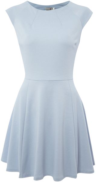 John Zack Cap Sleeve Tunic Ponte Dress - Lyst