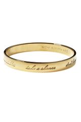 Kate Spade Mom Always Said Idiom Bangle