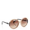 Lanvin Shiny Opaline Sunglasses in White (nude) - Lyst