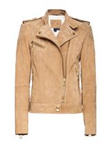 Mango Motor Style Suede Jacket
