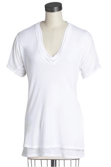 Monrow Double Tissue Vneck Tee - Lyst
