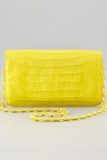 Nancy Gonzalez Chain Shoulderstrap Frontflap Clutch - Lyst