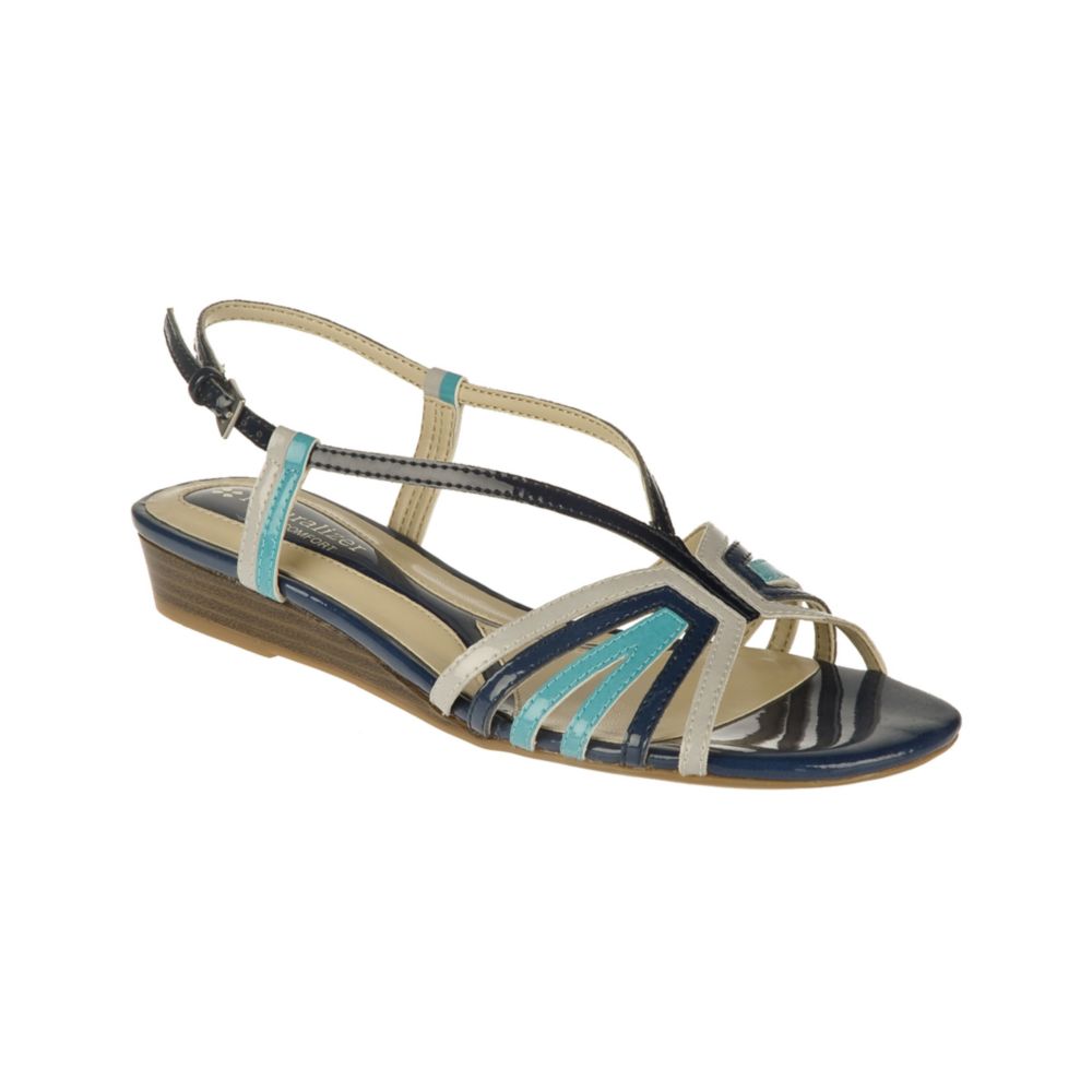 rainbow of retro style. The Joany demi-wedge sandals by Naturalizer ...