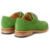 Oliver Spencer Country Suede Wingtip Brogues in Green for Men - Lyst