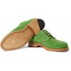 Oliver Spencer Country Suede Wingtip Brogues in Green for Men - Lyst