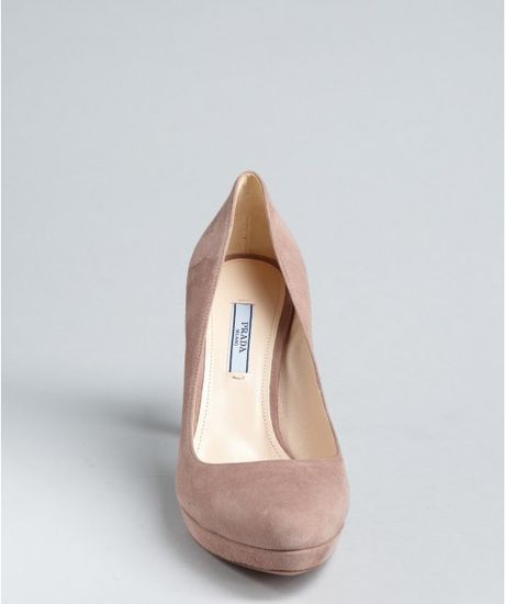 dusty rose suede pumps
