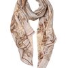 Roberto Cavalli Printed Silk Chiffon in Beige (nude) - Lyst