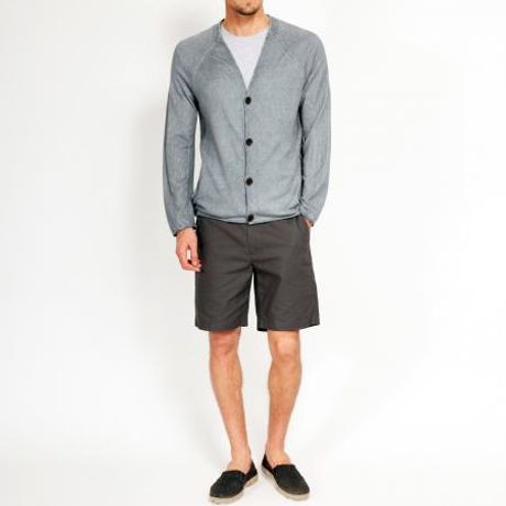 Rogan Kronos Cardigan in Gray for Men - Lyst