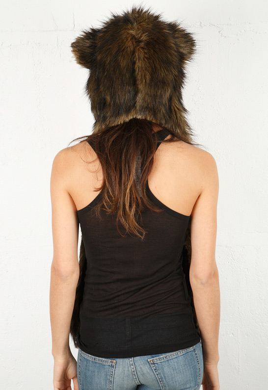 Spirit Hoods Spirit Hoods Grizzly Bear Hood in Brown Lyst