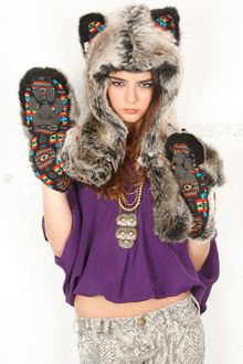 Spirit Hoods Spirit Hoods Grey Wolf Navajo - Lyst