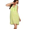 Tibi Nadia On Silk Cdc Shirt Dress in Green (p) - Lyst