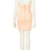 Topshop Denim Cupped Bandeau Dress in Orange (peach) - Lyst