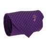 Versace Iconic brand logo pattern tie in Purple (p) - Lyst