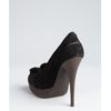 Yves Saint Laurent Black Suede Preppy 105 Moccasin Pumps in Black - Lyst