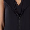 3.1 Phillip Lim Sleeveless Double Layer Dress with Zip Detail in Black - Lyst