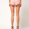 Asos Collection Asos High Waisted Denim Shorts in Washed Rose in Pink (rose) - Lyst