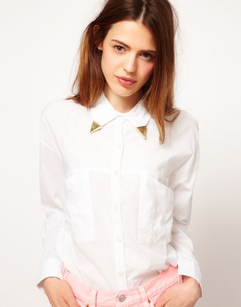  Asos Smooth Triangle Collar Tips 