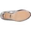 Badgley Mischka Badgley Mischka Womens Willoe Peeptoe Pump in Silver (pewter snake) - Lyst