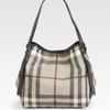 Burberry Small Cantebury Smoked Check Tote Bag in Beige - Lyst